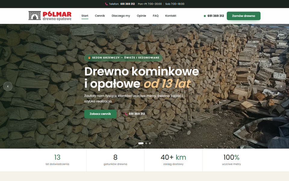 POLMAR — firewood — Business site